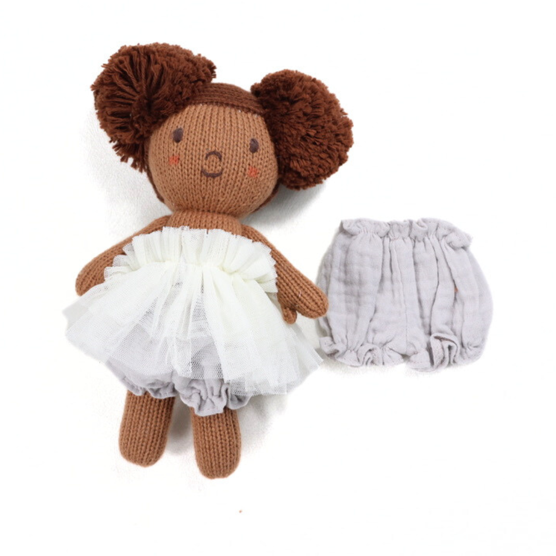 Muslin Bloomers - Ivory, Grey