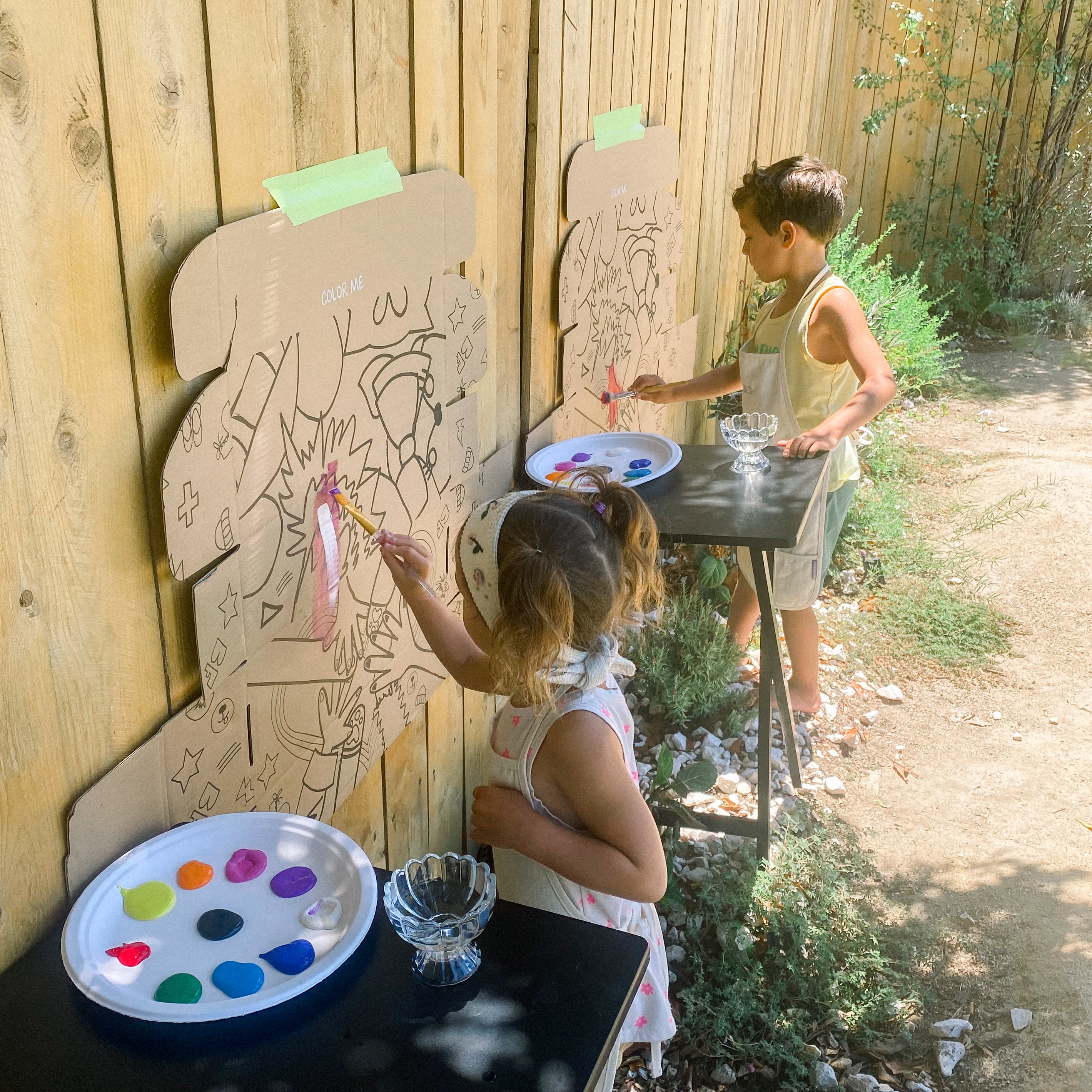 Inspire Your Child’s Inner Artist with 3 Backyard Crafts
