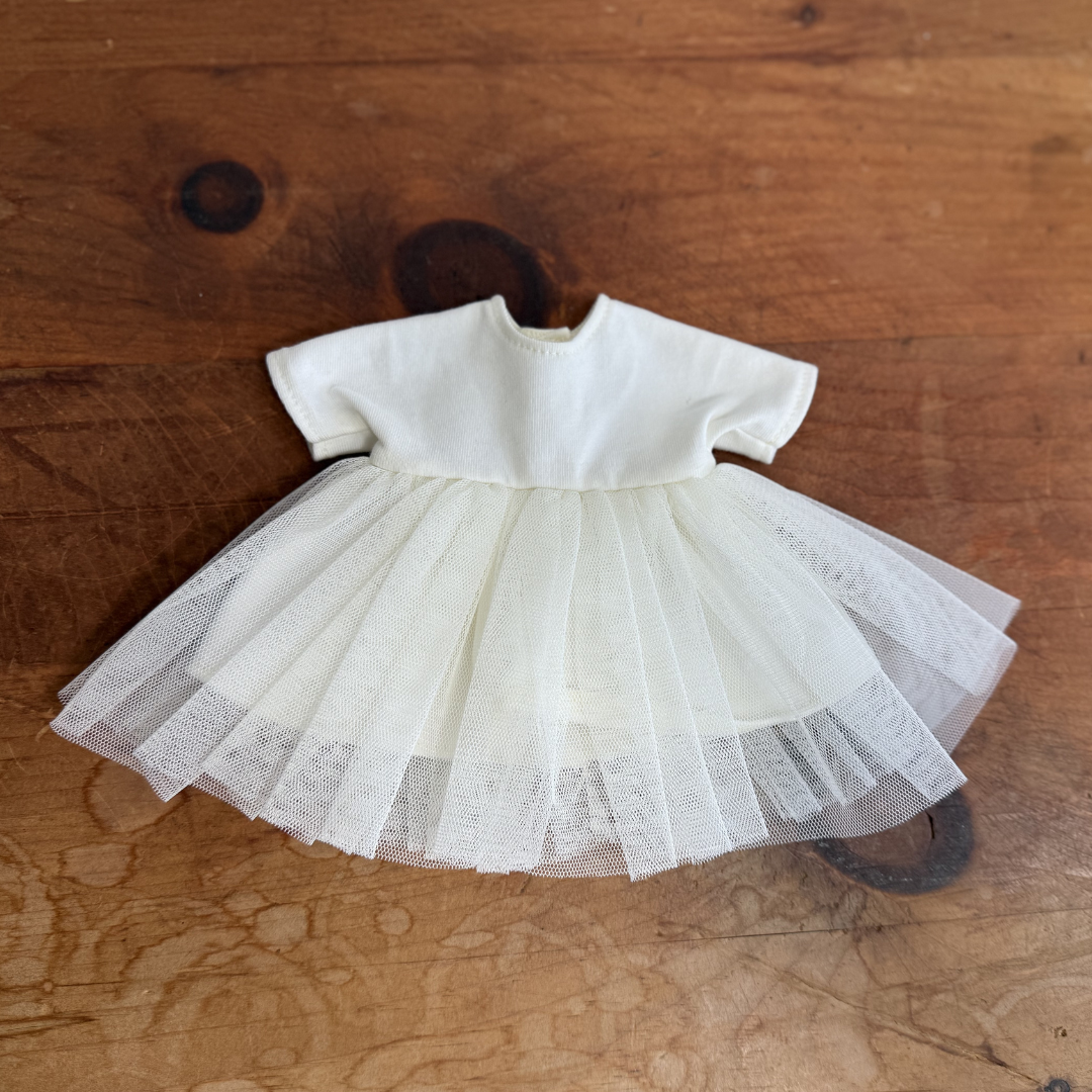 Ivory Tutu Dress for 12" Dolls