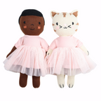 12" Tutu Doll Dress - Pink