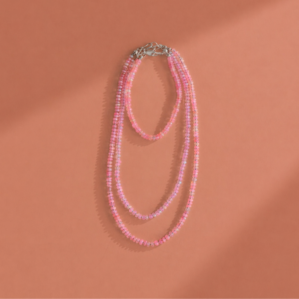 Mothers Day Necklace Bundle - Pink Opal