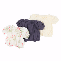Thumbnail for Muslin Romper - Berry