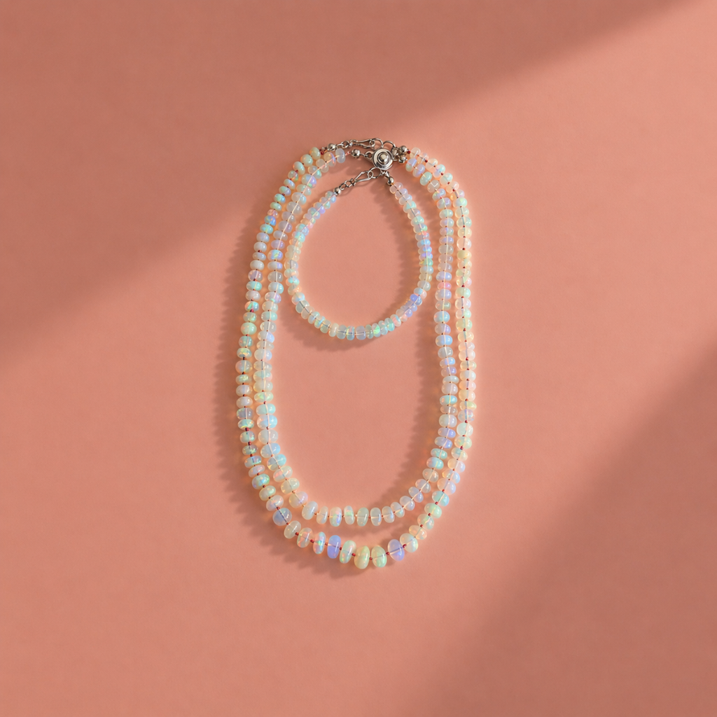 Mothers Day Necklace Bundle - White Opal