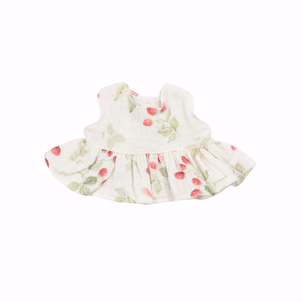 7" Muslin Sleeveless Dress - Berry