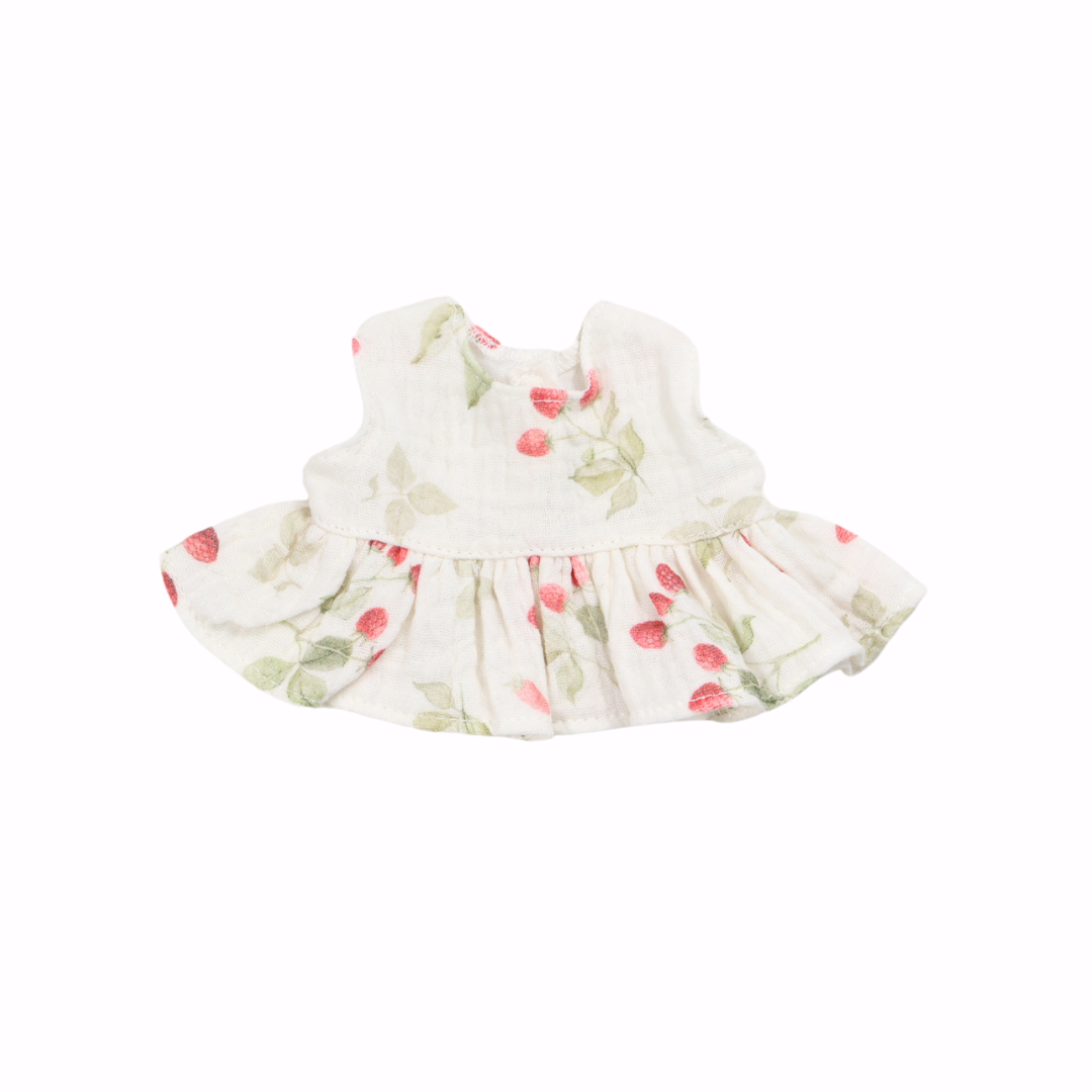 7" Muslin Sleeveless Dress - Berry