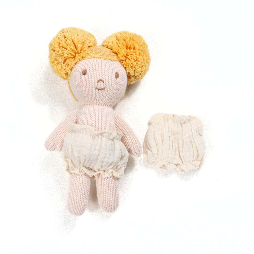 Muslin Bloomers - Ivory, Grey