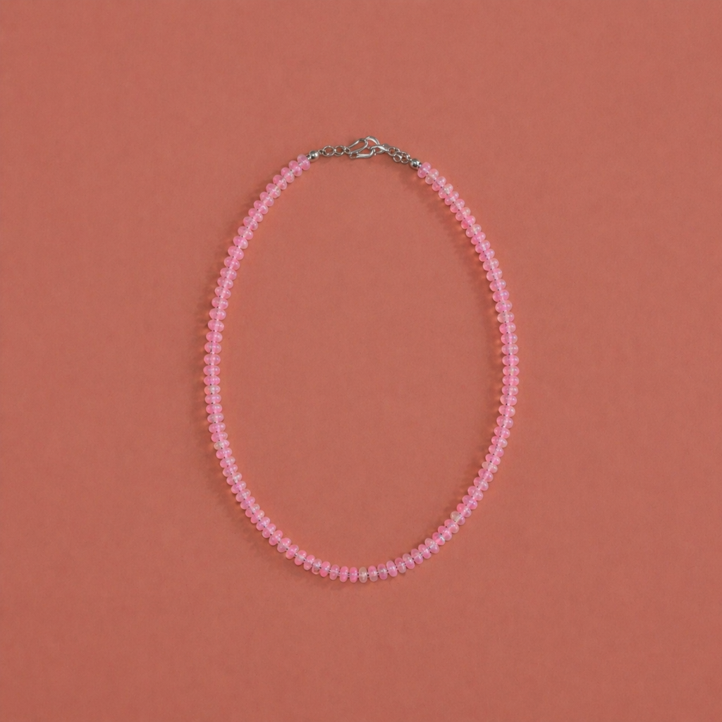 Doll Pink Opal Necklace