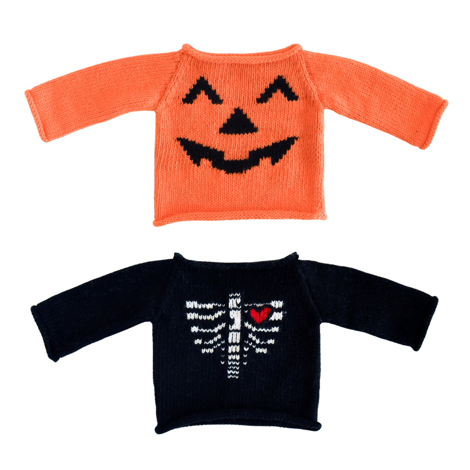 Hanes Youth 8/10 Halloween. Scarecrow Pumpkin Sweatshirt..Q42