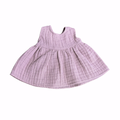 12" Muslin Sleeveless Dress - Mauve Pink